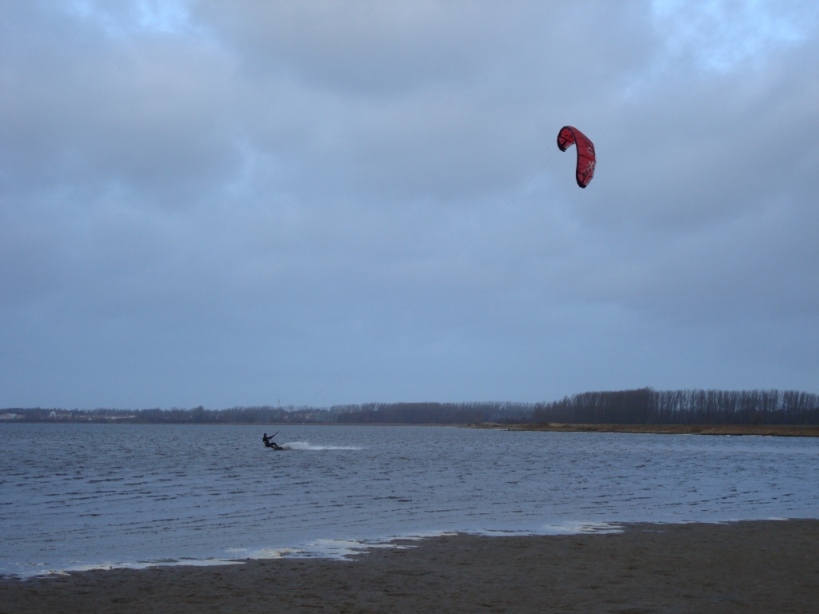 Kitesurfen Ostsee Winter 