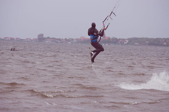 Kitesurf Action Salzhaff